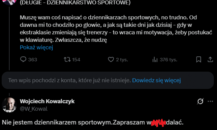 ODPOWIEDŹ Kowala na ''zarzuty'', że jest DZIENNIKARZEM xD